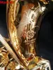 Goldlack Mark VI Tenor Saxofon Fransk Selma B-Flat Mark-6 Sax Professional BB Referens 54 Saxofón med väska