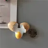 Imitation mat kylskåpmagneter kök dekoration simulering mjölk ägg bröd kylskåp magnetiska klistermärken
