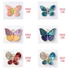 Ciondoli a forma di farfalla smaltata lucida per nail art, scarpe, gioielli, creazione di gioielli, ciondoli, collane, bracciali, ricerca fatta a mano