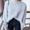 Women's Sweaters Alien Kitty Thicken Solid Soft Warm Pullover Winter Loose 2022 Chic High Quality Fashion Women Knitwear Jumpers