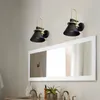 Nórdico Creative Macaroon Wall Lights Decor Lâmpada Trombone Forma Cozinha Sala de Jantar Quarto Estudo Estudo de Estudo de Beerside Aisle Decor Light