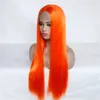 Synthetic Lacefrontal Wig Simulation Human Hair Lace Front Wigs 12~26 inches Silky Straight perruques 191118-2610