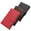 Porte-cartes PU cuir moraillon porte-passeport couverture portefeuille femmes hommes passeports pochette de documents cartes organisateur étui avec boucle pour voyage