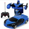 Electric/RC Car Remote Deformation Laddningsbil Induktion Transformation King Kong Robot Electric Remote Control Cars Children Toy 240315