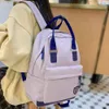 Backpack Nylon Lady Girl Book Girl Borse Female Bag College Women Women Kawaii Harajuku Waterproof Fashion