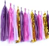 Tissue Paper Tassel DIY Party Garland for Baby Showers Decoration Bridal Shower Wedding Bunting Pom Poms