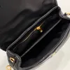 メッセンジャーバッグの女性クロスボディ財布ハンドバッグファションプレーンスレッドハードウェアレターHASP本物の革の取り外し可能なショルダーストラップHigh2108