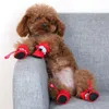 Vêtements pour chiens Printemps, automne et hiver sortie couvre-chaussures pour animaux de compagnie bottes de pluie chaussures pour chiens respirant, doux et imperméable