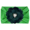 Kids Chiffon Flower Nylon Headbands Baby Pearl Lace Flower Nylon Headband Children Girls Hair Accessories 15 Color Pick