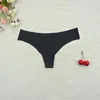 Mutandine da donna Senza soluzione di continuità 5 pezzi lotti Donne Sexy String Lady Thongs Biancheria intima di seta di ghiaccio Mutandine intere a vita bassa Sport Underpan194q