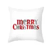 Christmas pillow case printing cushion cover Santa Claus deer waist support home PillowCase decoration Bedding Supplies T2I53004