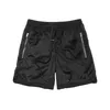 Designer Streetwear Black Shorts Casual Hip-hop High Street Velvet Embroidered Letter Face Short Pants for Men and Women