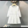 Vestidos roupas bebê maternidade entrega entrega 2021 crianças usam primavera meninas algodão crianças manga longa vestido de princesa roupas de bebê cqegf