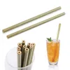 Cannucce di bambù naturali Cannuccia riutilizzabile da 23 cm Pennello detergente per bevande ecologiche per strumenti per bere da bar per matrimoni a casa