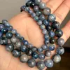 Natural Gem Stone Blue Kyanite Round Loose Spacer Beads For Jewelry Making Diy Healing Bracelet Necklace Earring 6/8/10MM