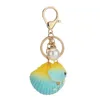 Fashion Shell Keychain Pearl Keyrings Small Bell Key Ring Designer Bag Charm