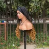 Syntetyczne peruki 3x pudełko na opaskę na głowę Plecione Ombre Blonde Long Braids African Dreadlock Cosplay Wejga Plejanie włosów dla kobiet2132281