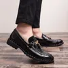Zapatos Oxford italianos de lujo hechos a mano con borlas poco profundos, mocasines negros, zapatos para hombre, zapatos informales de diseñador formales para hombres