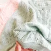 Spring Sweet Princess Solid Color Cardigan Sun Proof Air Conditioning Shirt Long Sleeve Knitted Hollow Coat 210515