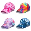 Män Mode Utomhus Sport Mössor Regnbåge Tie Dye Baseball Kepsar För Kvinnor Mens Dropshipping