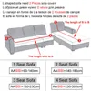 Elastic Sofa Cover for Living Room Couch Cover Sectional Sofa Cover Chaise Longue Sofa L-shape Needs Order 2piece 211102