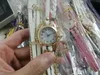 National Punk Design Watch Color Dial Fashion Women Leather Armband Quartz Clock Ladies Multicolor Long Straps Klänning Armbandsur
