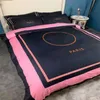 Designer 4PCS sängkläder uppsättningar bomull vävda queen size europeisk stil täcke täcke kudde fodral sängkläder duvet täcke täcker 13