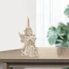 Uchwyty świec Anioł Rzeźba Żywica Tealight Holder Candlestick Beavement, Centerpieces stołowy