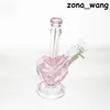 Unique Hookahs Beaker Glass Bongs Perc Freezable Oil Dab Rig Condenser Coil Buil A Bong Rigs Water Pipe With Diffused Downstem