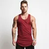 Bodybuilding Nova marca Sólida Tanque Homens Stringer Tanktop Fitness Singlet sem mangas Camisa Treino Homem Undershirt Academias Roupas 210421