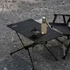 Lägermöbler utomhus campingbord bärbar vikbar skrivbordsklättring ultralätta picknickbord vikning bärande vandring aluminium u7