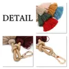 Keychains 2 Pacote colorido boho pom tassel saco charme chaveiro de chave de carro artesanal de chave de corrente de corrente para pingente para bolsa decoração de bolsa miri22