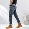 Men's Jeans 2022 Summer New Simple Casual Straight Male Blue Pants Versatile Elastic Thin Slim Pants High-quality Man clothing 28-38 Plus Size