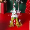 파티 용품 크리스마스 인형 얼굴이없는 녹색 머리 그놈 봉제 grinch 장난감 홈 장식 크리스마스 테이블 데코