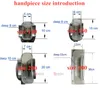 haute qualité 4 tailles congélation des graisses cryolipolyse poignée cryo sondes matériaux en silicone refroidissement rapide cryothérapie pièce à main taille 100,150, 200,300 livraison gratuite