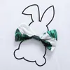 Летние младенческие Rompers Одежда с коротким рукавом принт кролика лук короткая юбка детские девушки костюм 1-5T 210629