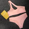 Rosa Sexy Bikinis Swimwear Sólida Push Up Biquini 2021 Verão Calças De Bra Cintas Alto Cintura De Swimsuit Mulheres Wear Mulheres Biquini