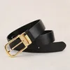 Модные роскошные ремни для мужчин Женщины Big Gold Sliver Black Buckle Designer подлинный кожаный ремень Классический 2,0 см 2,8 см 3,4 см шириной 3,8 см с