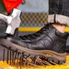 Неразрушимая труда безопасности обувь стальной носок мужская открытая прокола защитная обувь мужчина 210624