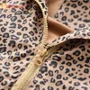 Meisjes regen jassen jassen cheetah print meisjes jas hooded baby meisje valkleding warme jas bovenkleding herfst peuter jas 211023