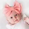 لطيف كبير bowknot طفل عقال لون الحلوى طفل الرضع صورة مرونة هيرباند هدية للأطفال الأطفال