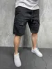 Shorts de verão Combat-Cargo 2021 Homens Elastic Turkstring Tronco Fitness Work Casual Respirável Ginásio Shorts Masculina Roupa X0628