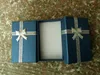 48pcs 5 * 8 * 2,5cm smycken presentförpackning pärla papper spongefilled kartong halsband örhängen ring lådor för årsdagar, bröllop, födelsedagar eller je