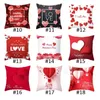 Saint Valentin Canapé Taie d'oreiller 18x18 Pouces Saint Valentin Décoration Oreillers Couverture Maison De Mariage Bureau Canapé Coussin Décor T9I001657