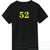 Nr. 53 schwarzes II-T-Shirt zum Gedenken, exquisite Stickerei, hochwertiger Stoff, atmungsaktiv, Schweißabsorption, professionelle Produktion