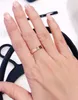 Luxury quality narrow ring in 18k rose plated for women wedding engagement jewelry gift have normal box stamp PS8857-1