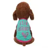 Köpek Giyim Yelek Yaz Sonbahar Yaratıcı Metin Aşk Kalp Desen Nefes Pet Giyim Tshirt Kedi Gömlek Köpekler Giysi