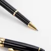 Simples estilo clássico caneta de negócio ouro prata metal assinatura canetas estudante professor professor escritório escrita presente sn2208
