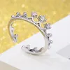 Crown Crystal Rings Diamond Open adjustable Engagement Wed Bands Rings for Women Fashion jewelry