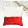 Sequin Mermaid Cushion Cover Pillow Magical Glitter Kasta Kuddehus Hem Dekorativ bil Sofa PillowCase 40 * 40cm Daf327